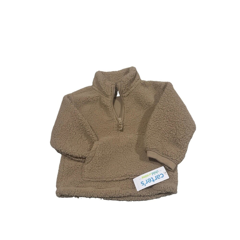 Carter’s Fleece Lined Sherpa 1/4 Zip Pullover Size 2T